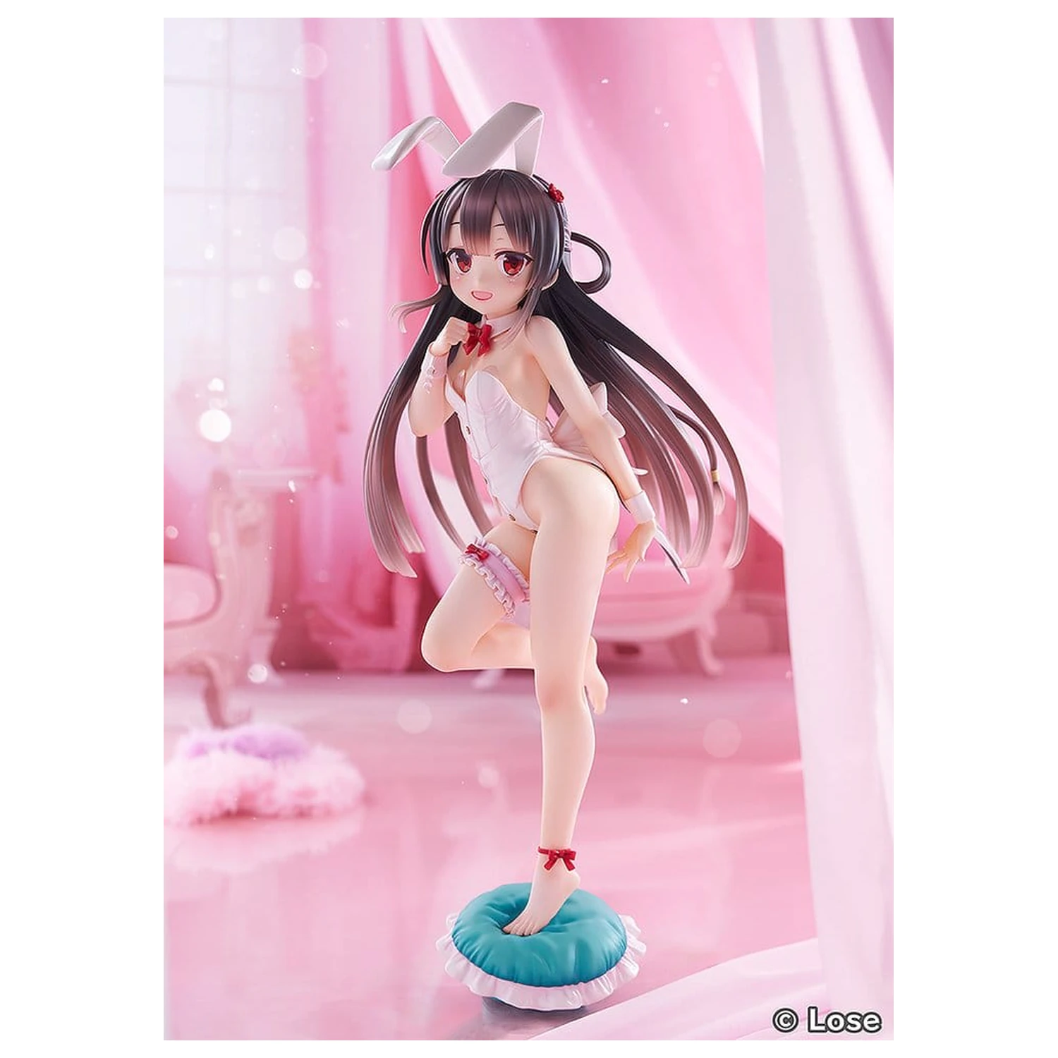 Maitetsu Last Run!! Statue 1/3 Hachiroku: White Bunny Ver. 40 cm Produktfoto