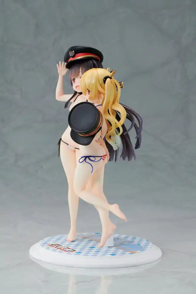 Maitetsu:Last Run!! PVC Statue 1/7 Hachiroku &amp; Olivi 23 cm Produktfoto