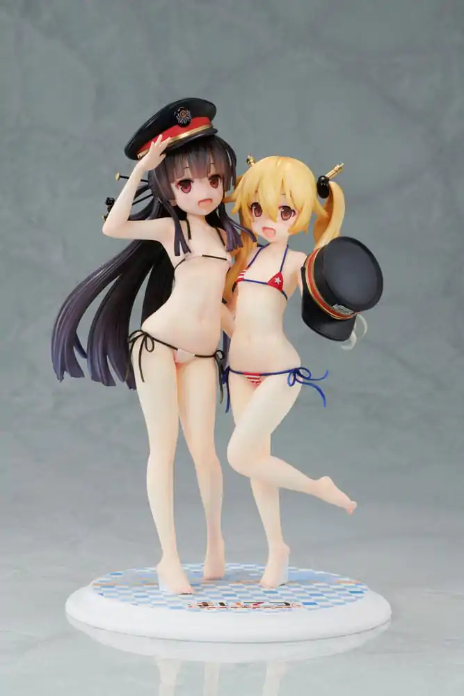 Maitetsu:Last Run!! PVC Statue 1/7 Hachiroku &amp; Olivi 23 cm Produktfoto
