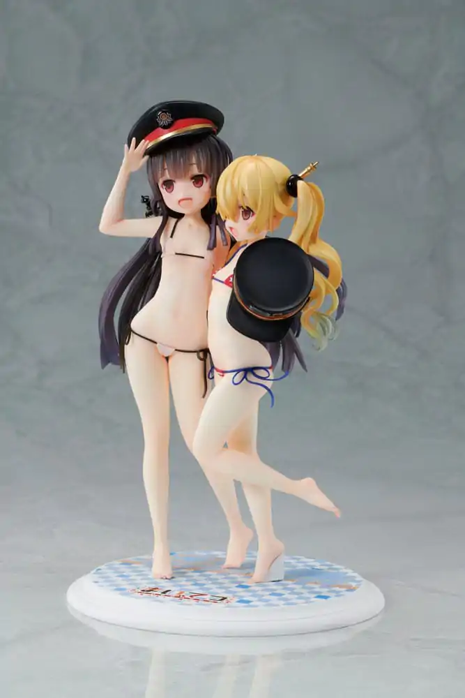 Maitetsu:Last Run!! PVC Statue 1/7 Hachiroku &amp; Olivi 23 cm Produktfoto