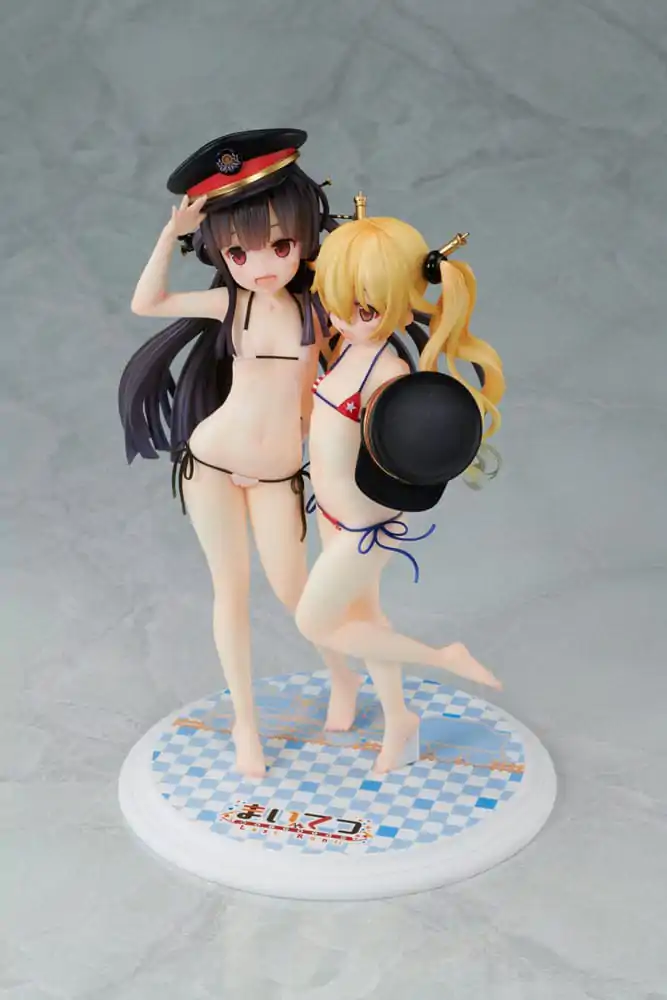 Maitetsu:Last Run!! PVC Statue 1/7 Hachiroku &amp; Olivi 23 cm Produktfoto