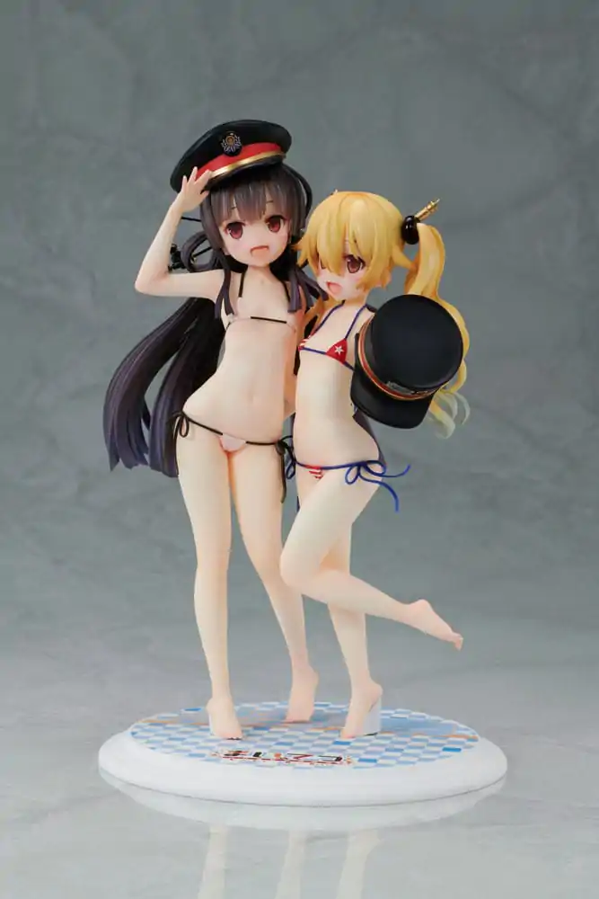 Maitetsu:Last Run!! PVC Statue 1/7 Hachiroku &amp; Olivi 23 cm Produktfoto