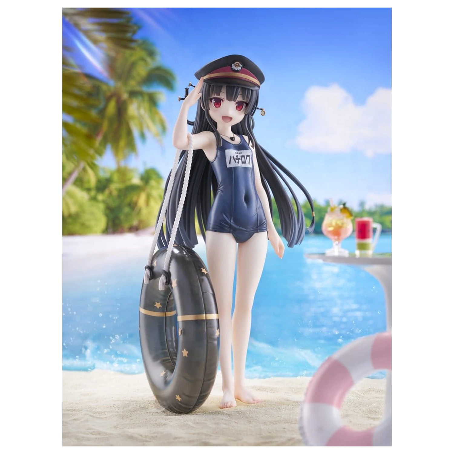 Maitetsu Last Run!! KoiKoi -Sakura- PVC Figur 1/6 Hachiroku School Swimsuit Ver. 23 cm Produktfoto