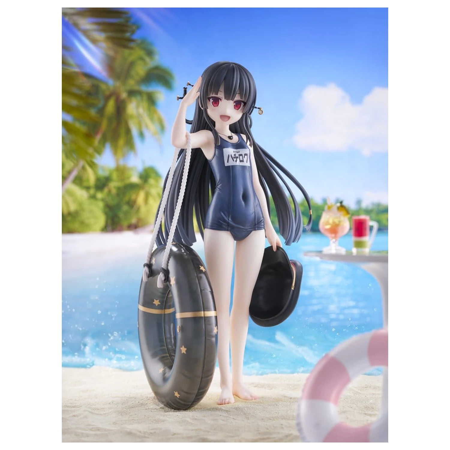 Maitetsu Last Run!! KoiKoi -Sakura- PVC Figur 1/6 Hachiroku School Swimsuit Ver. 23 cm Produktfoto