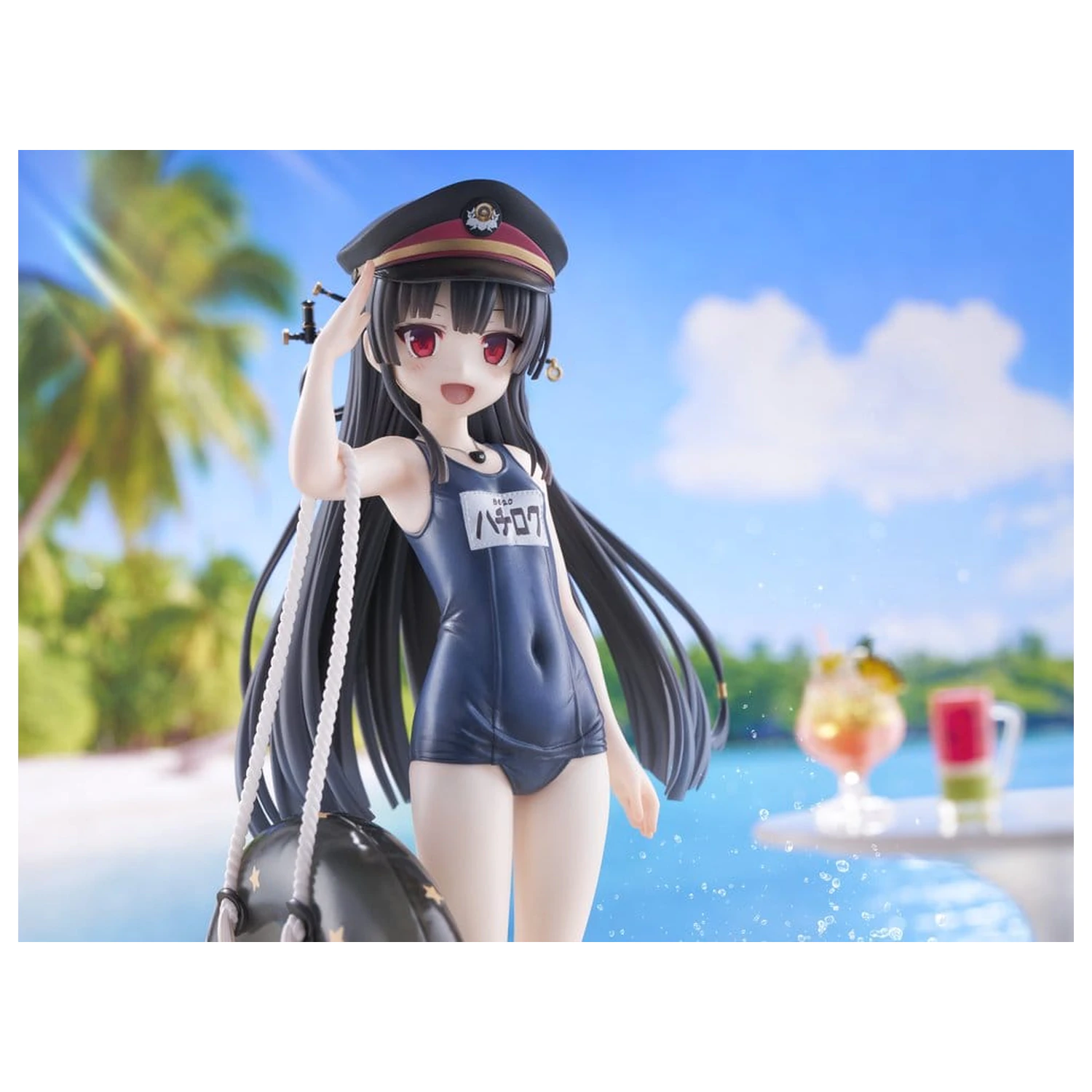 Maitetsu Last Run!! KoiKoi -Sakura- PVC Figur 1/6 Hachiroku School Swimsuit Ver. 23 cm Produktfoto