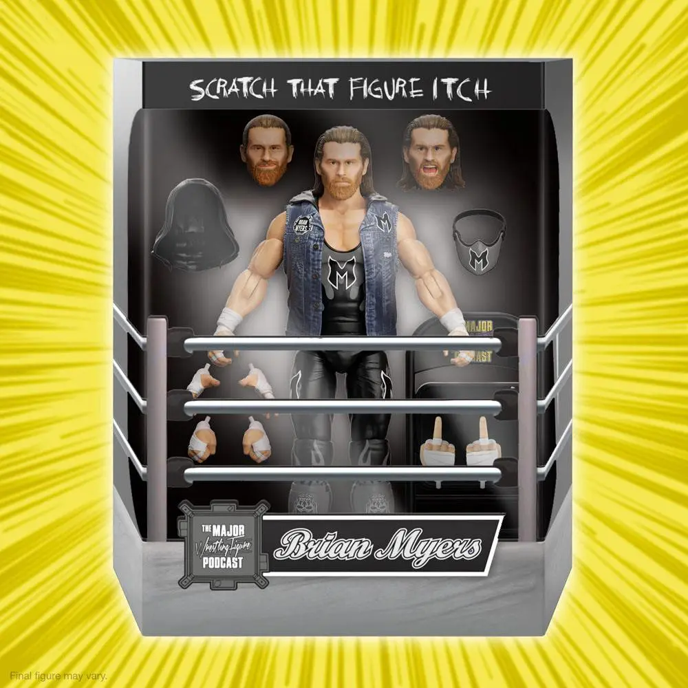 Major Wrestling Podcast Ultimates Actionfigur Wave 2 Brian Myers (Most Professional Wrestler) 18 cm termékfotó