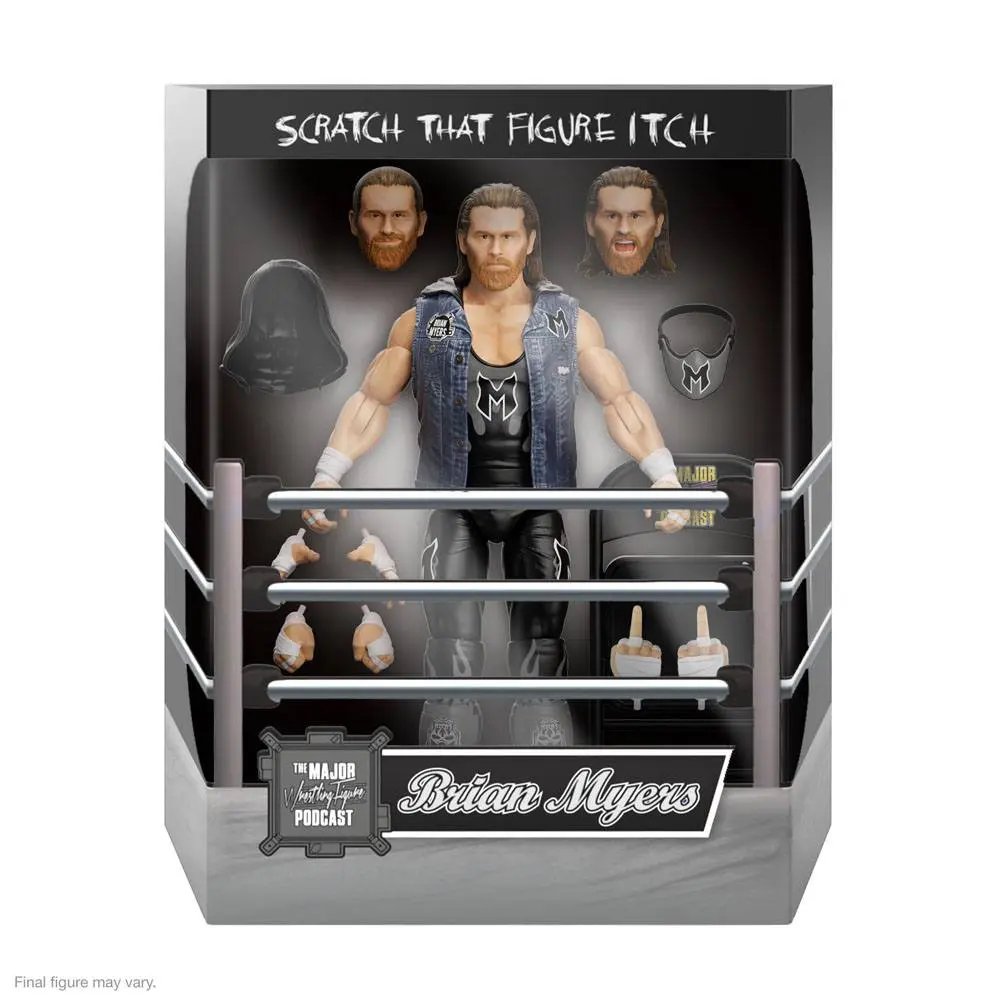 Major Wrestling Podcast Ultimates Actionfigur Wave 2 Brian Myers (Most Professional Wrestler) 18 cm termékfotó