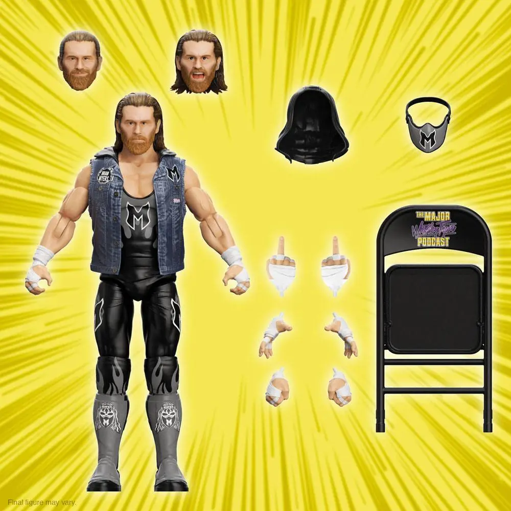 Major Wrestling Podcast Ultimates Actionfigur Wave 2 Brian Myers (Most Professional Wrestler) 18 cm termékfotó