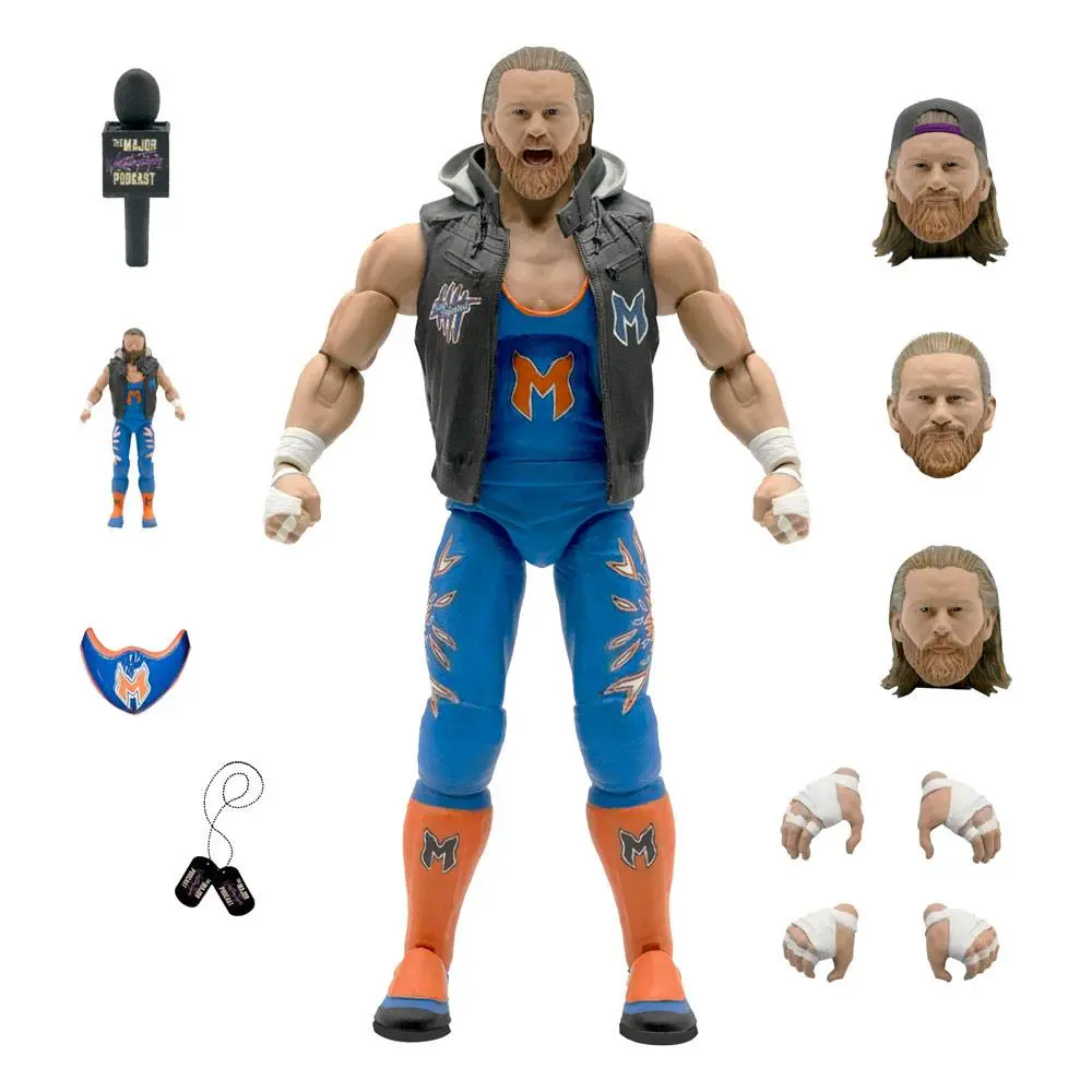Major Wrestling Podcast Ultimates Actionfigur Wave 1 Brian Myers 18 cm Produktfoto