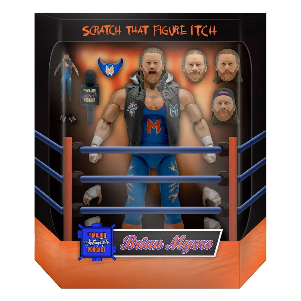 Major Wrestling Podcast Ultimates Actionfigur Wave 1 Brian Myers 18 cm Produktfoto