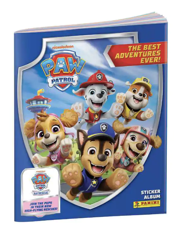Paw Patrol 11 Sticker Sammelalbum deutsche Version Produktfoto