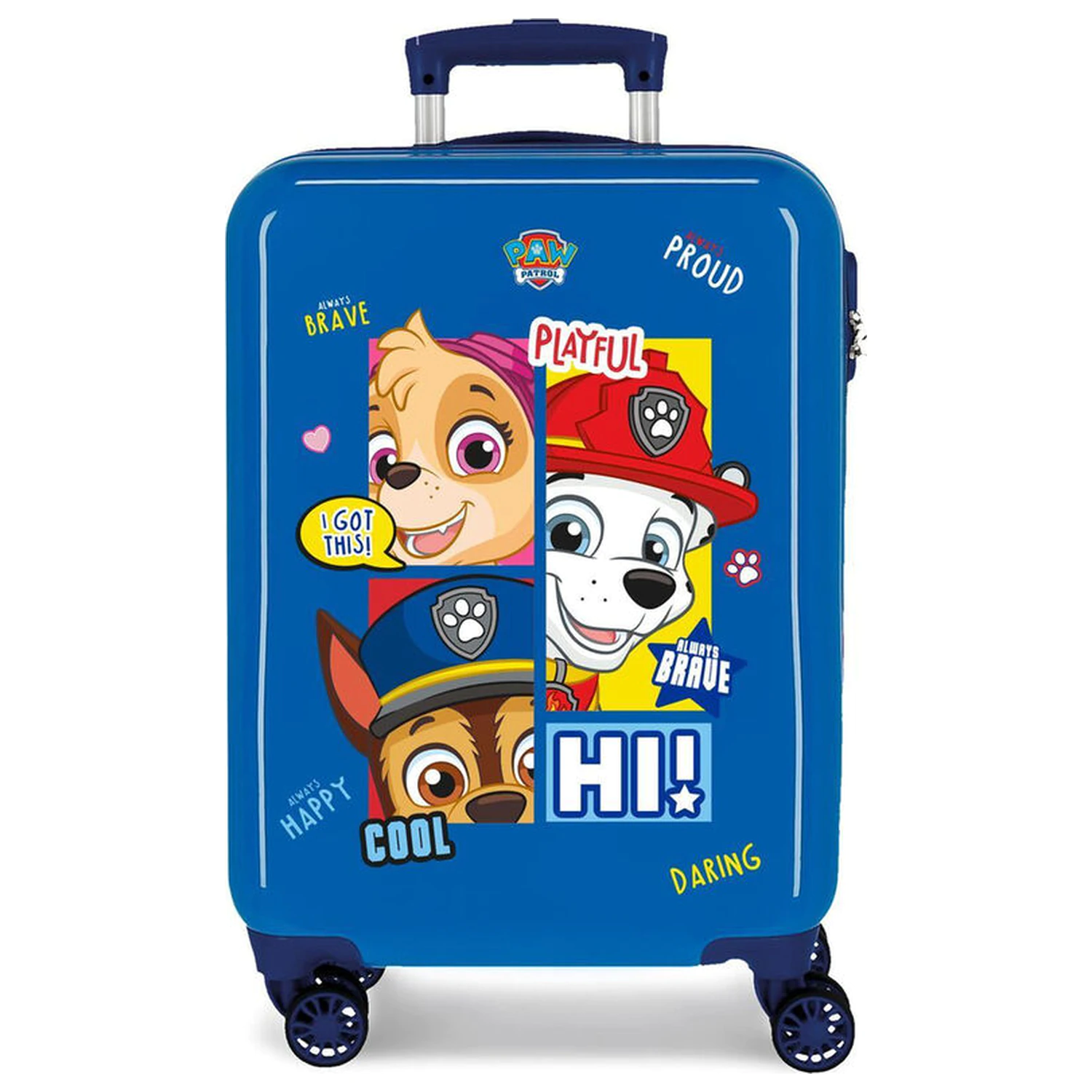 Paw Patrol Be Happy ABS trolley Koffer 55cm Produktfoto