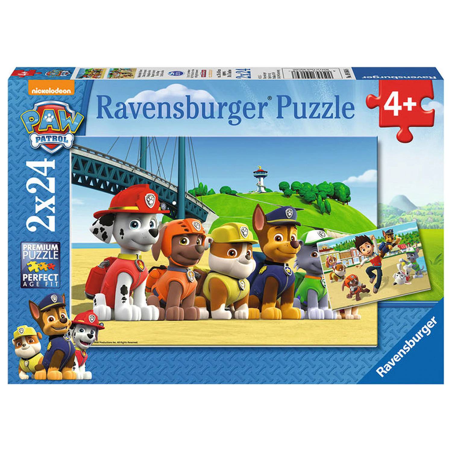 Paw Patrol Strand Puzzle 2x24 Teile Produktfoto