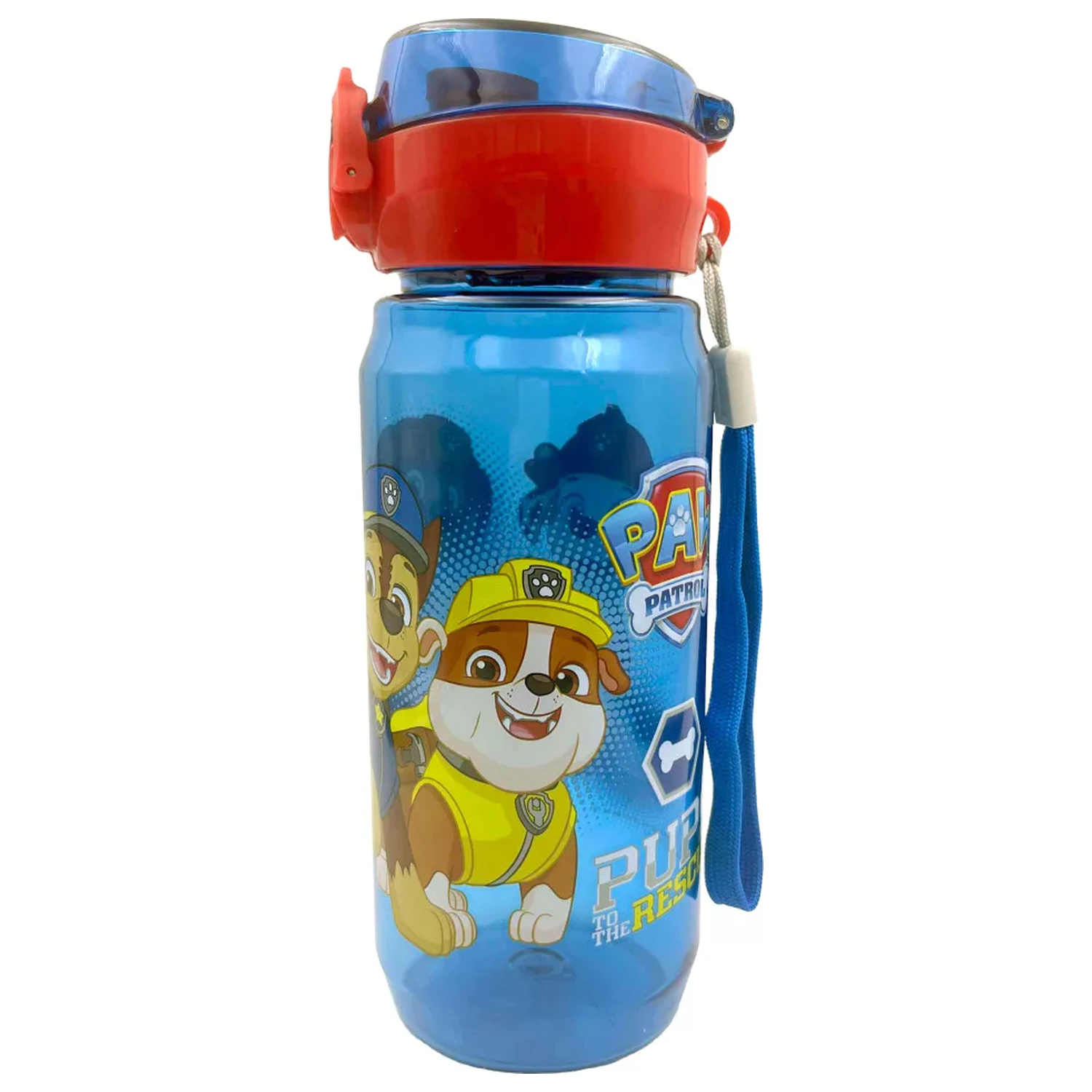 PAW Patrol Best Team Plastikwasserflasche mit Aufhänger 600 ml Produktfoto