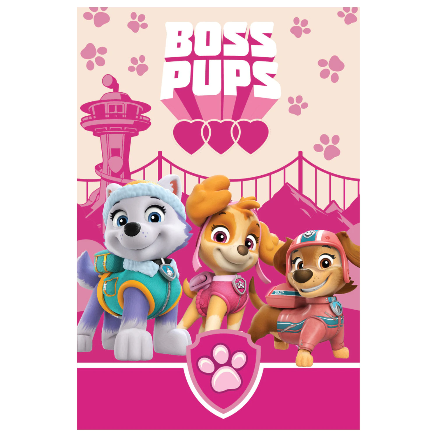 Paw Patrol Boss Pups Fleecedecke Produktfoto
