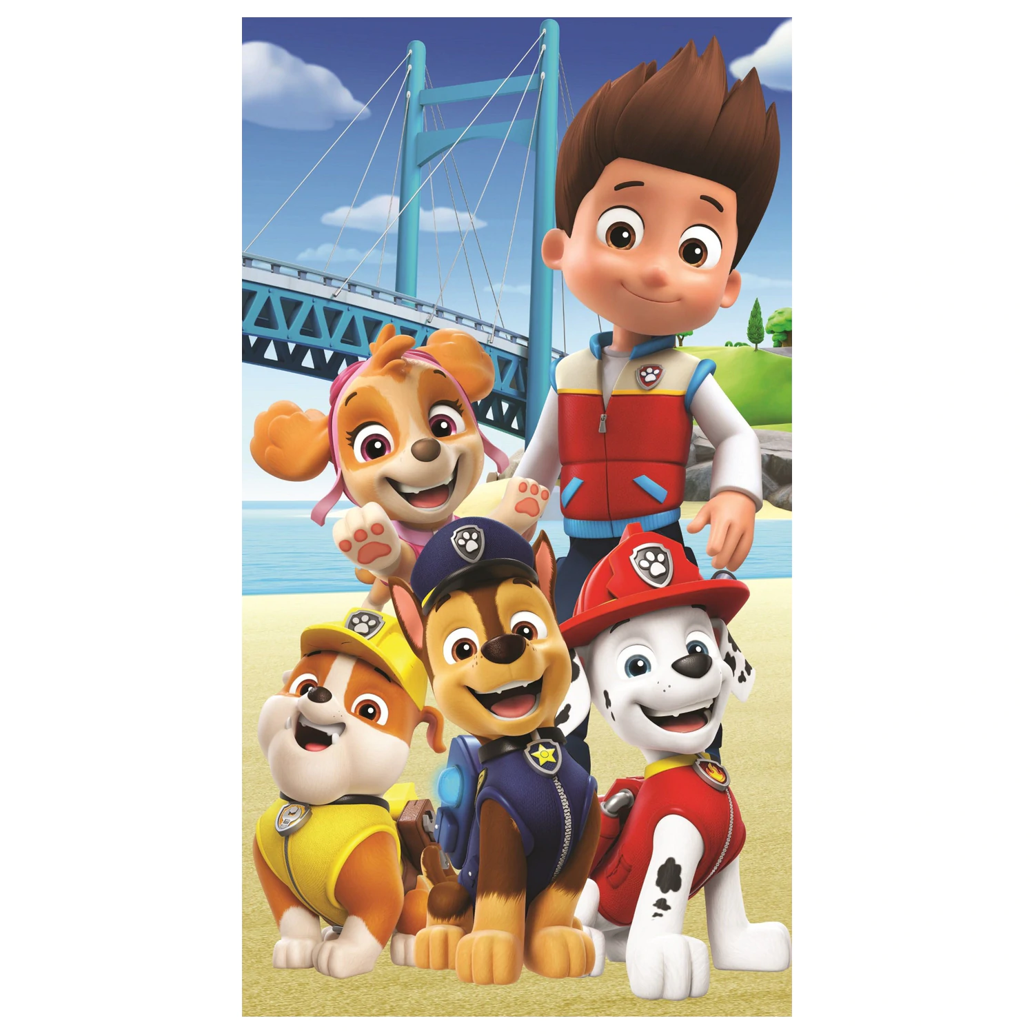 Paw Patrol Bridge Handtuch Produktfoto