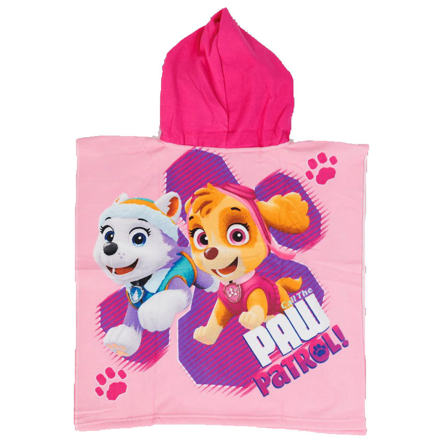 Paw Patrol Call the Girls Strandtuch Poncho 55x110 cm Produktfoto