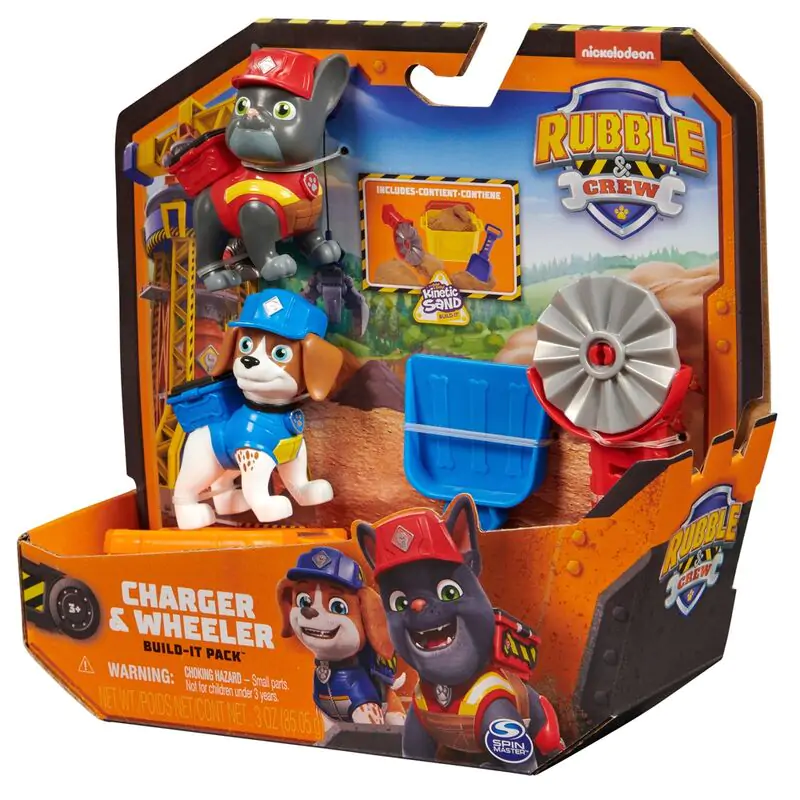 Paw Patrol Charger y Wheeler Rubble & Crew 2er Pack Figuren termékfotó