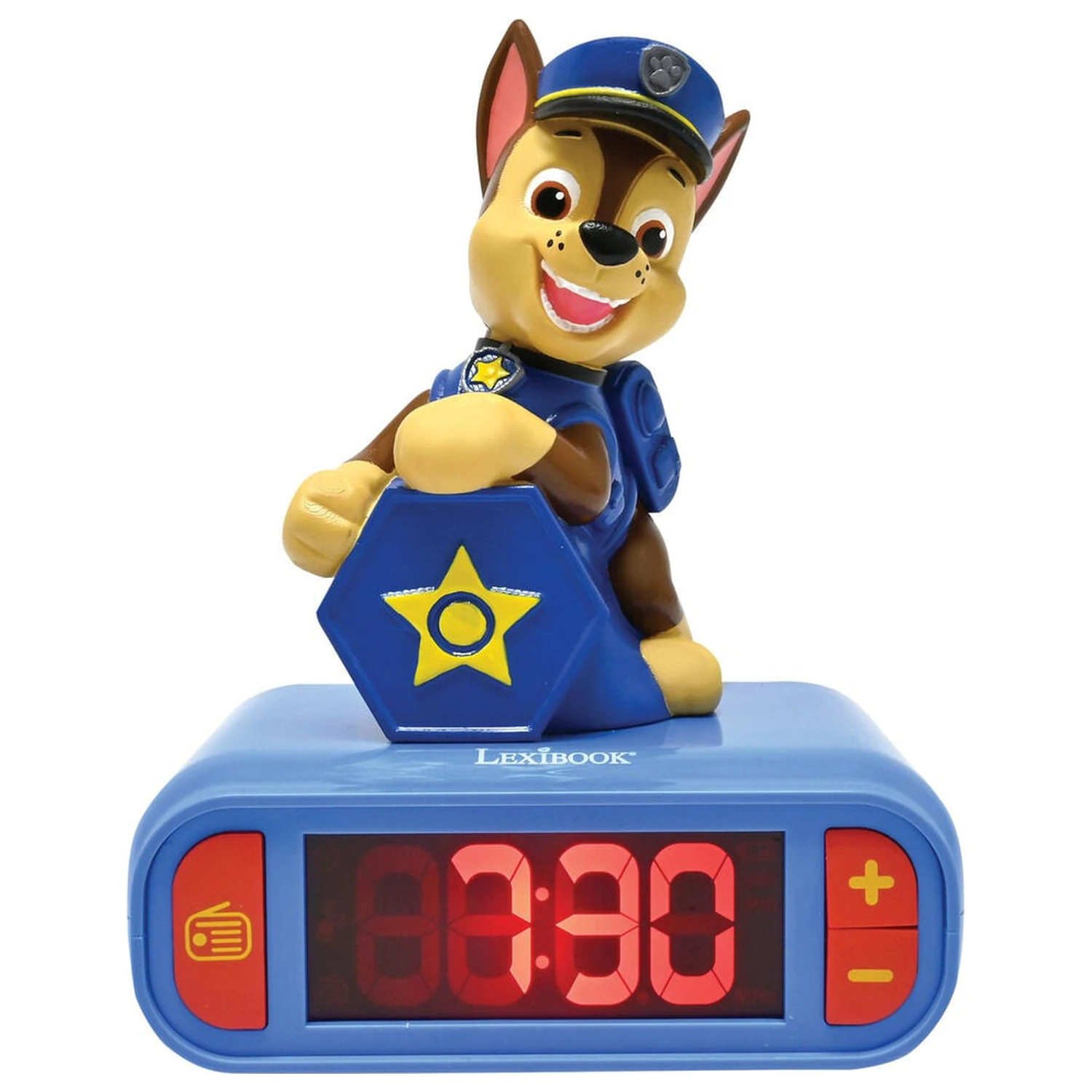 Paw Patrol Chase 3D Nachtlicht digitale Alarmuhr Produktfoto