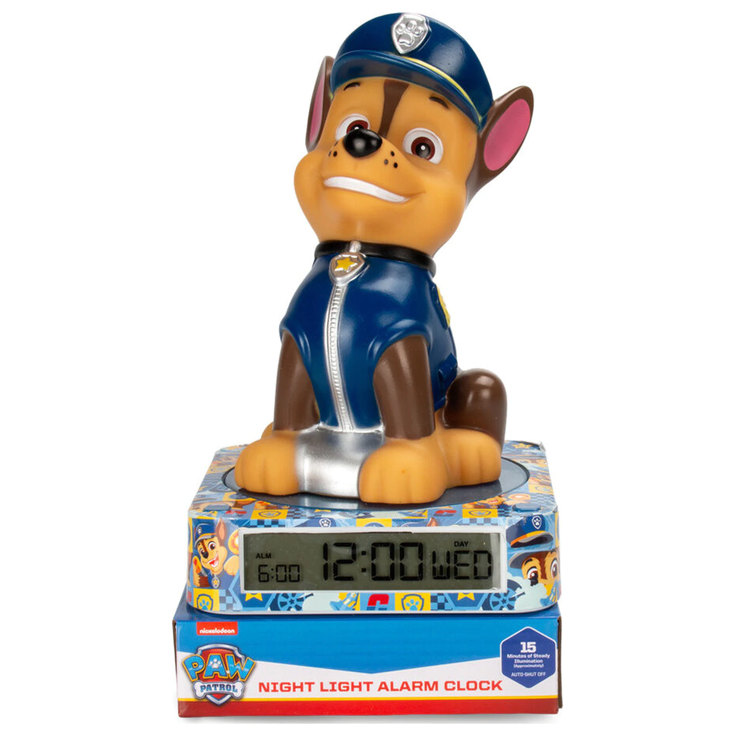 Paw Patrol Chase 3D Lampe mit Alarm Produktfoto