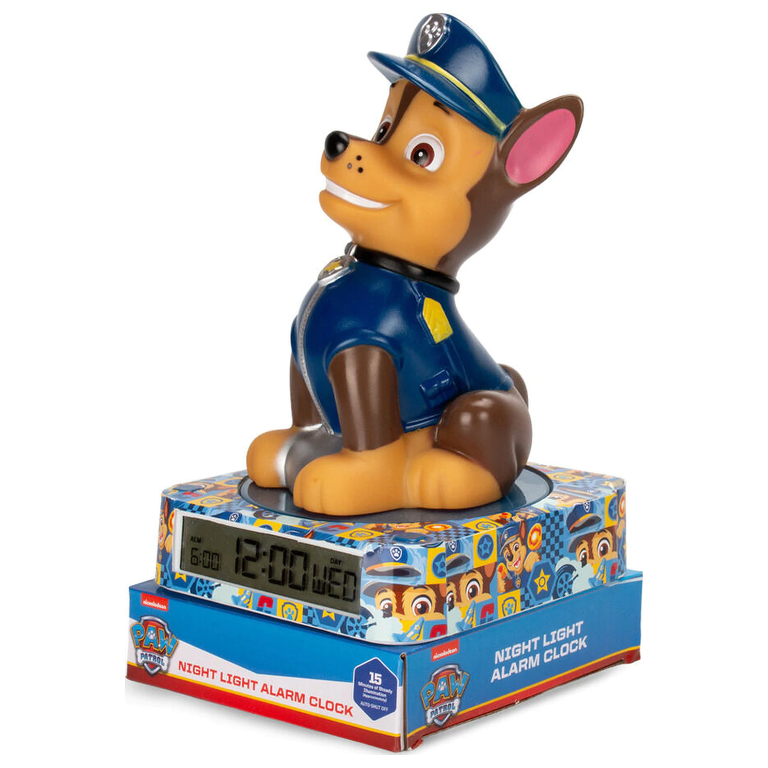 Paw Patrol Chase 3D Lampe mit Alarm Produktfoto
