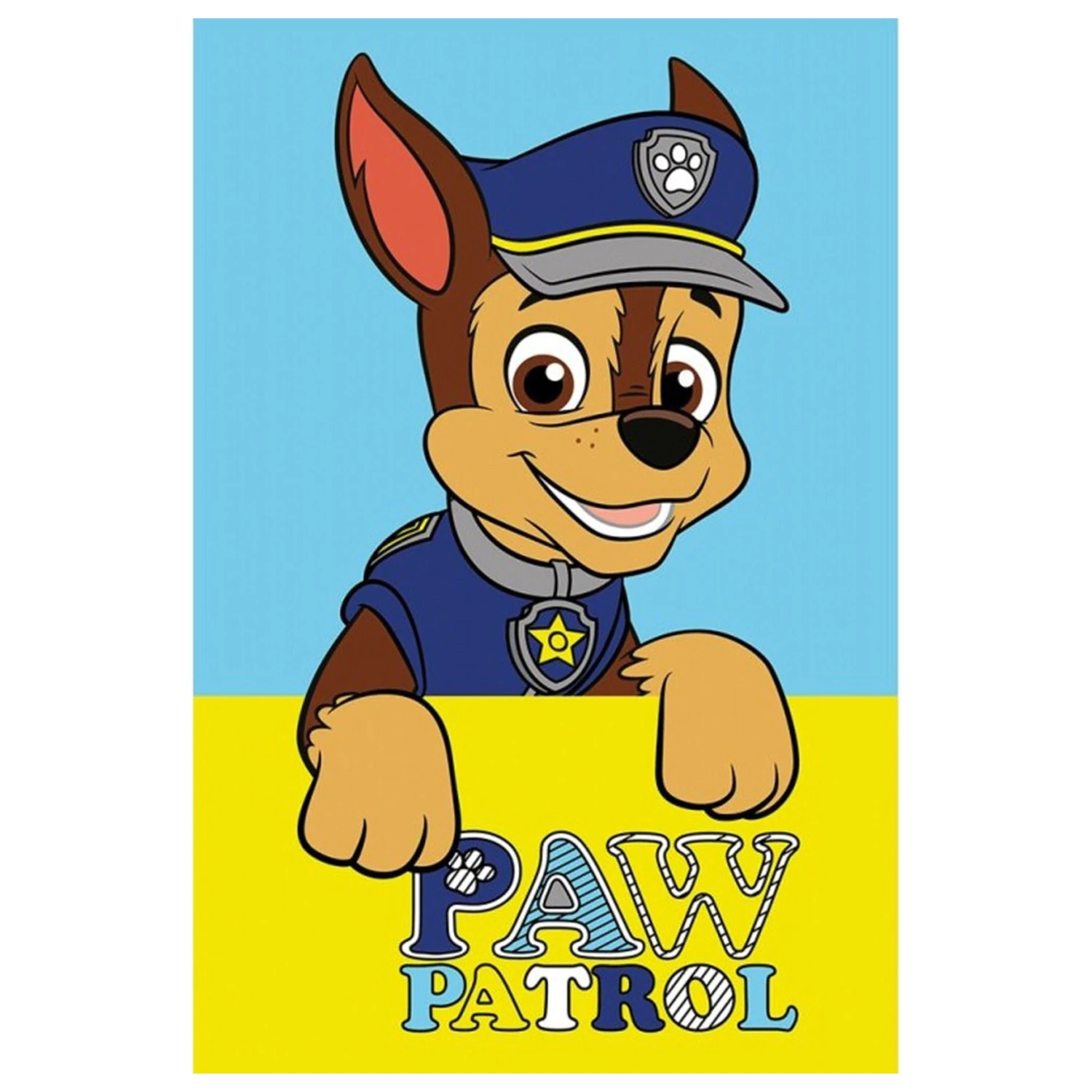 Paw Patrol Chase Handtuch, Gesichtshandtuch, Handtuch Produktfoto