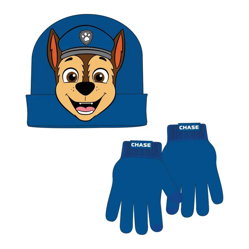Paw Patrol Chase Hut und Handschuh Set Produktfoto