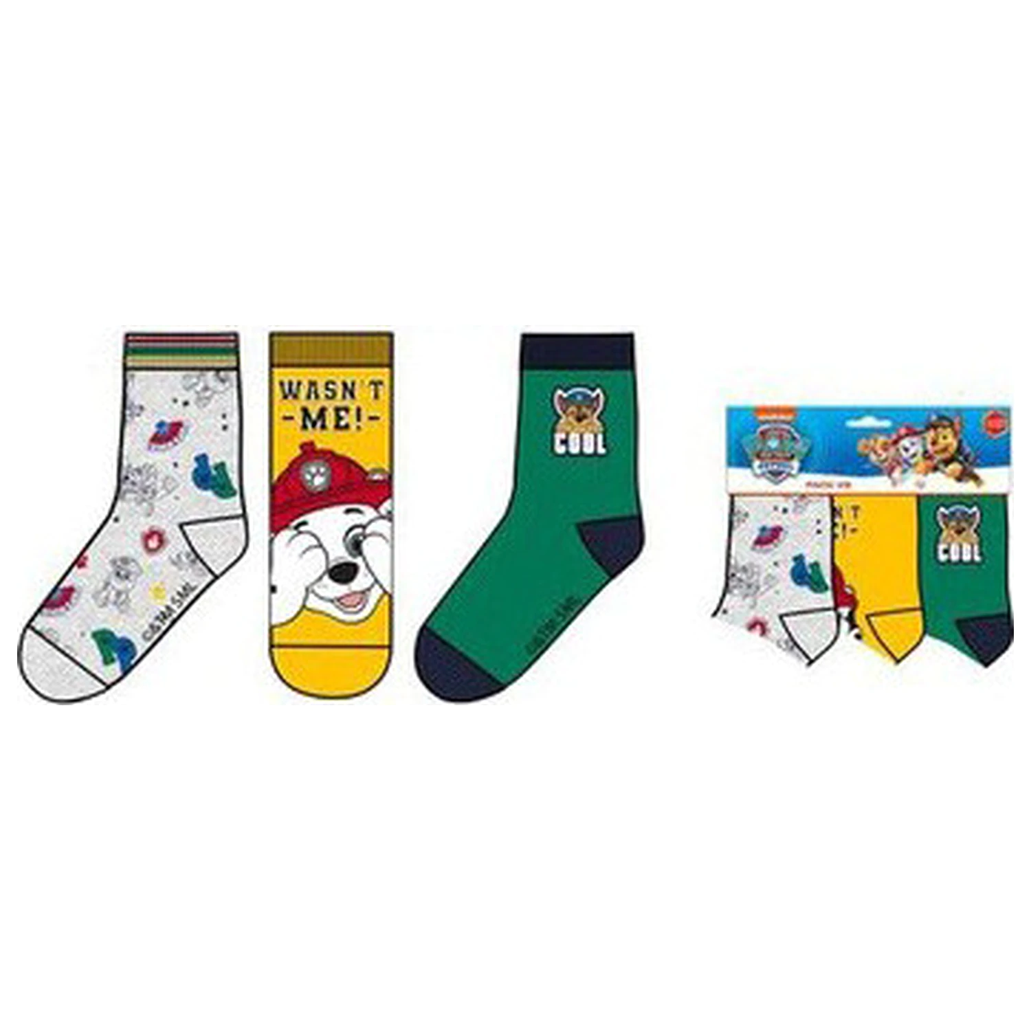 Paw Patrol Coole Welpen Kindersocken 27/30 Produktfoto