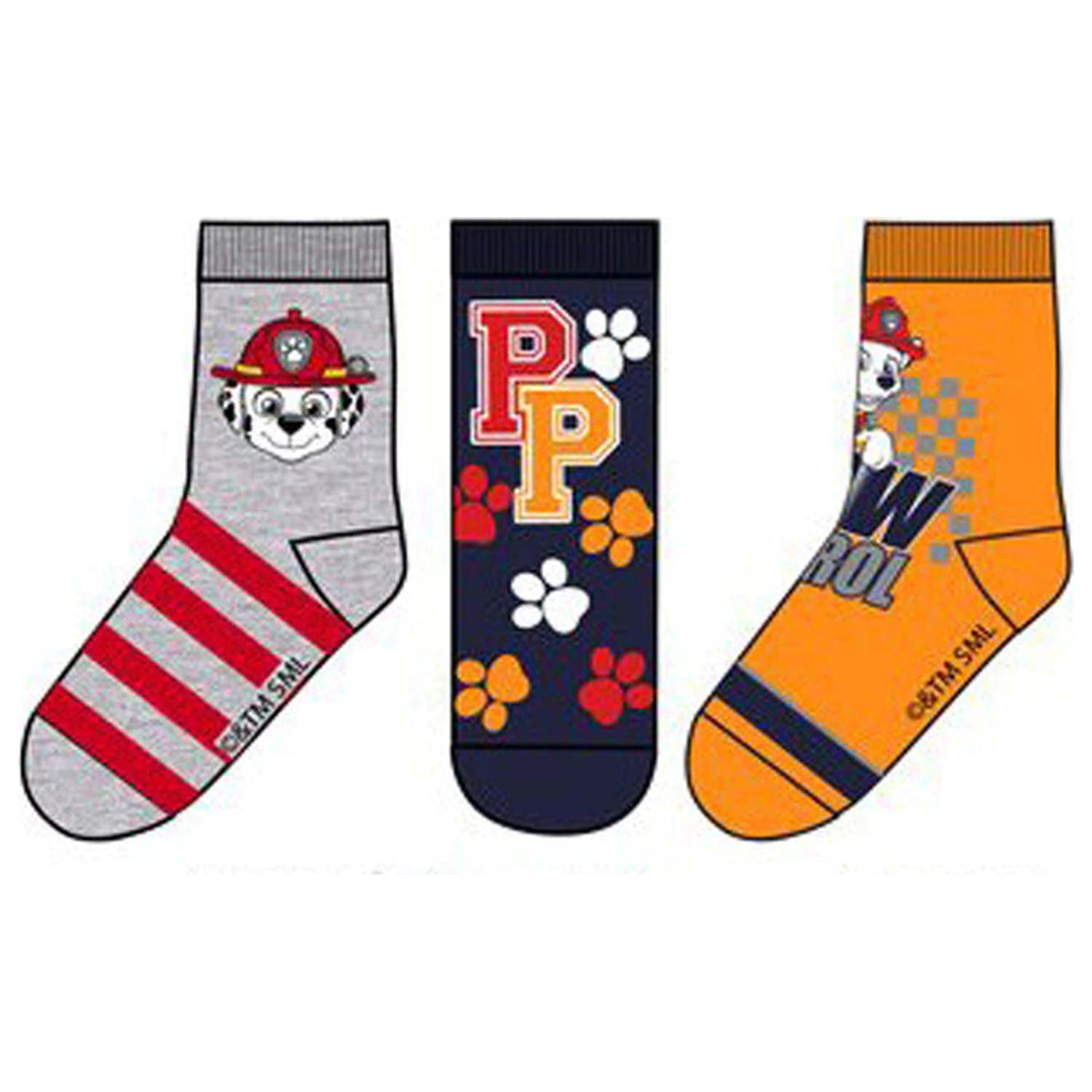 Paw Patrol Crew Kinder Socken 23/26 Produktfoto