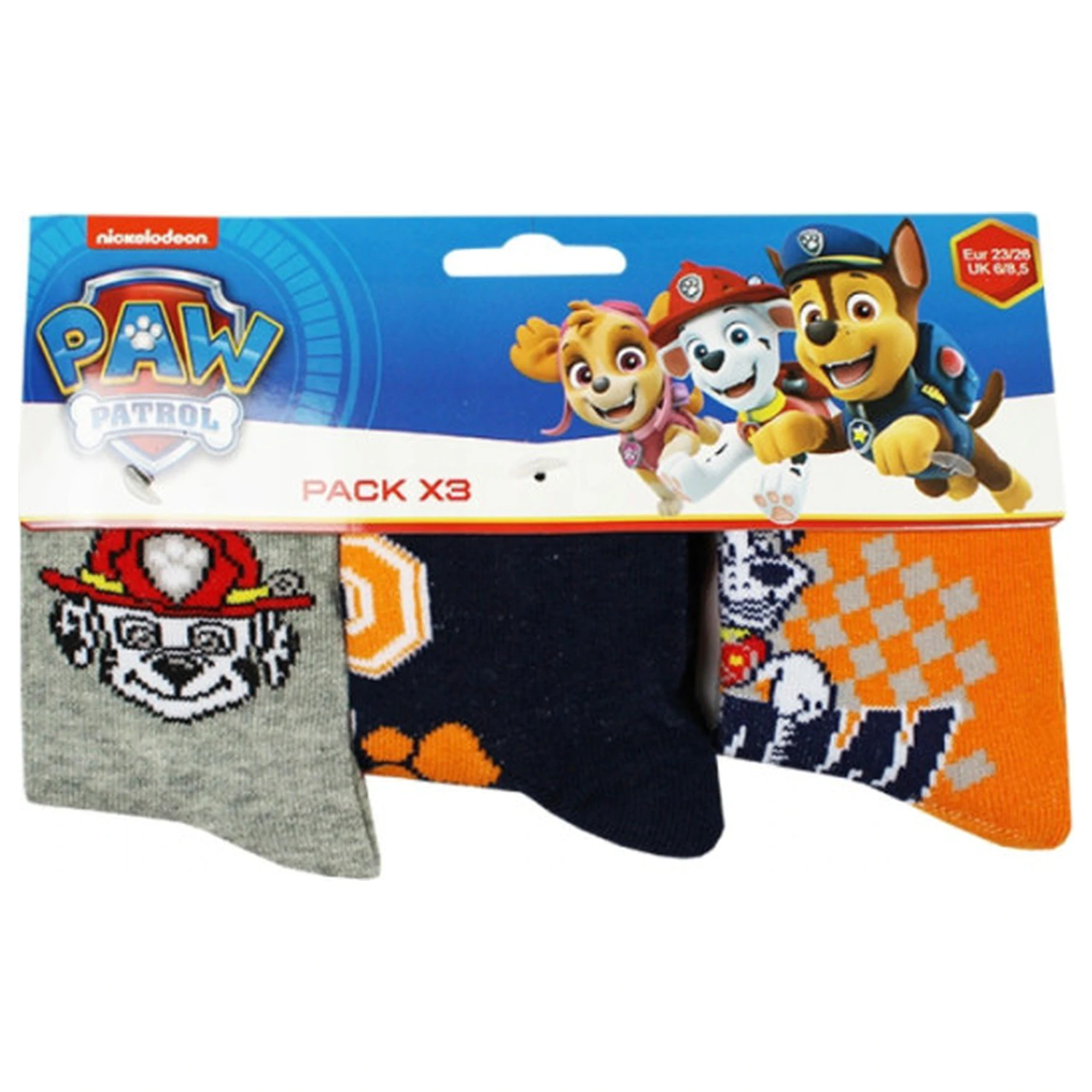 Paw Patrol Crew Kindersocken 31/34 Produktfoto