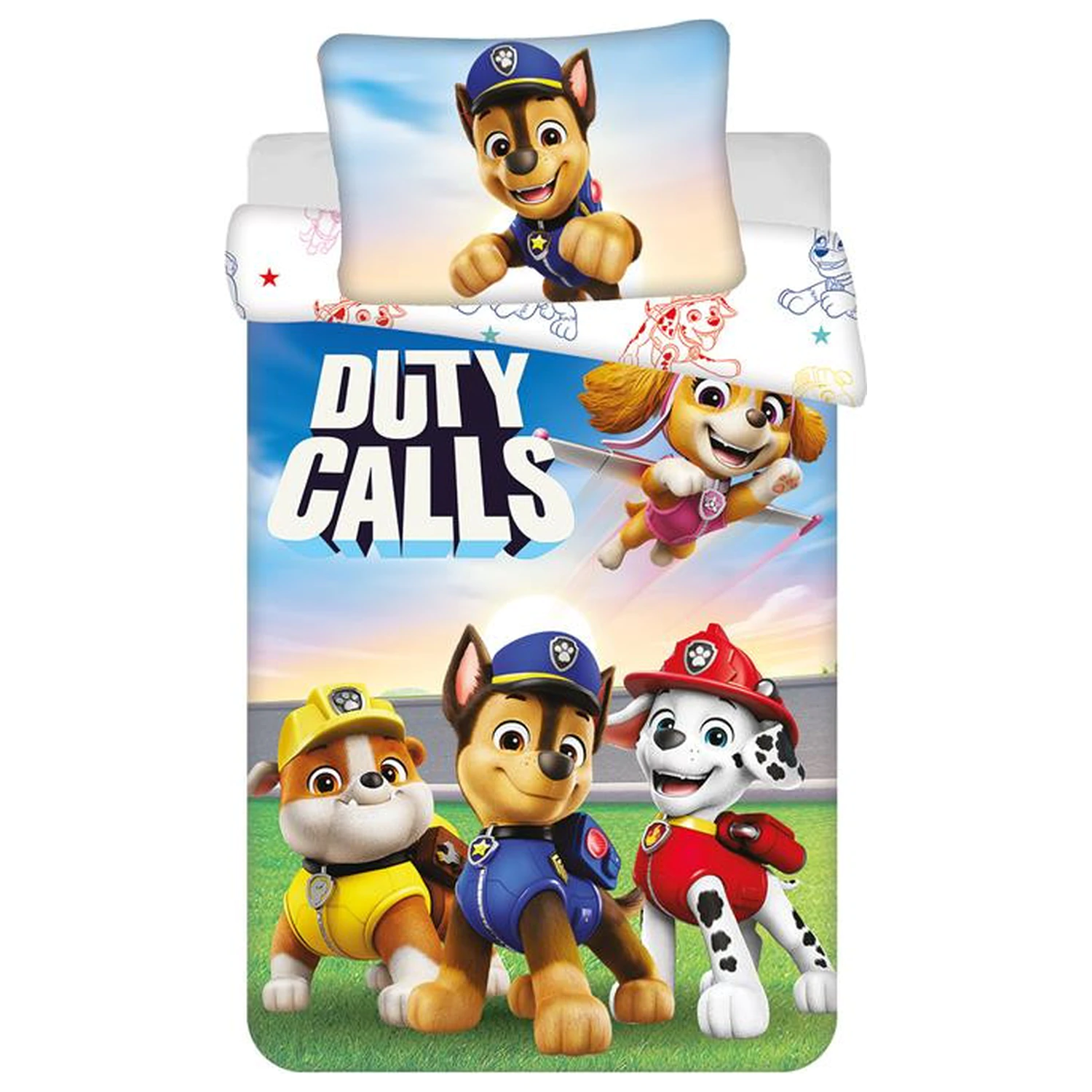 Paw Patrol Duty Calls Kinder, Vorschule Bettbezug Produktfoto