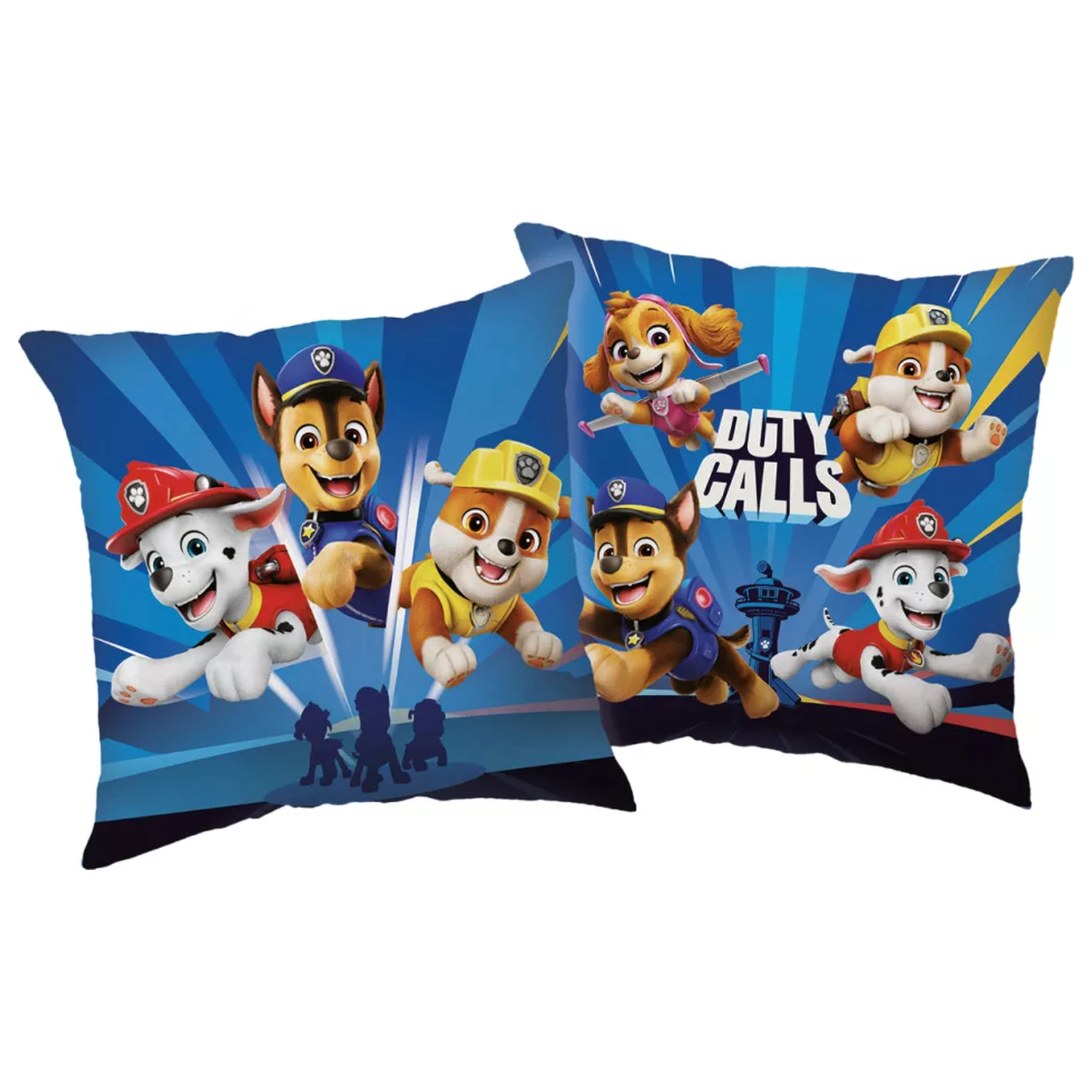 Paw Patrol Duty Calls Kissen, Dekokissen 40x40 cm Produktfoto