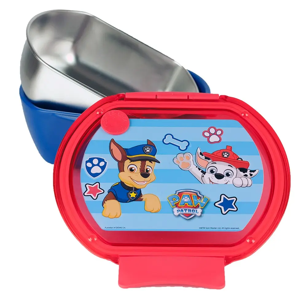 PAW Patrol Lebensmittelträger mit Edelstahl Thermobehälter Produktfoto