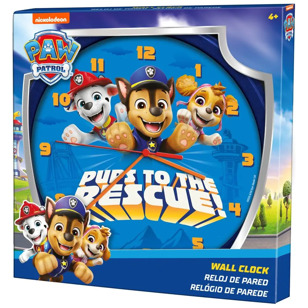 Paw Patrol Wanduhr Produktfoto