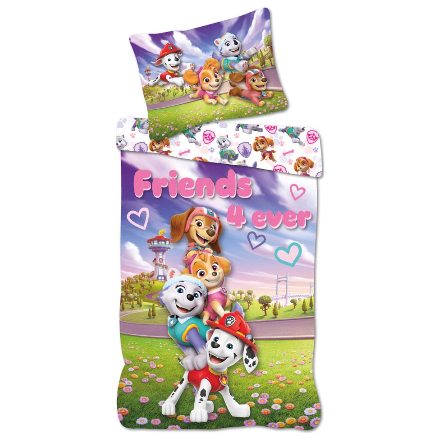 Paw Patrol Friends 4 Ever Bettbezug Produktfoto