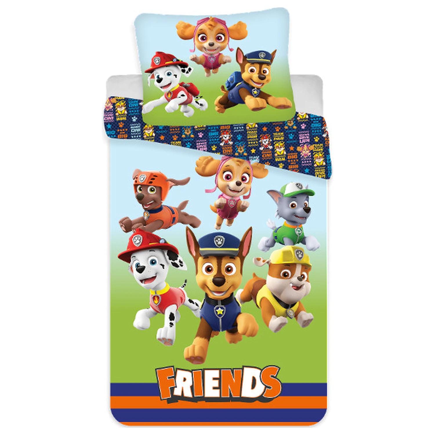 Paw Patrol Friends Kinder, Vorschulkind Bettbezug Produktfoto
