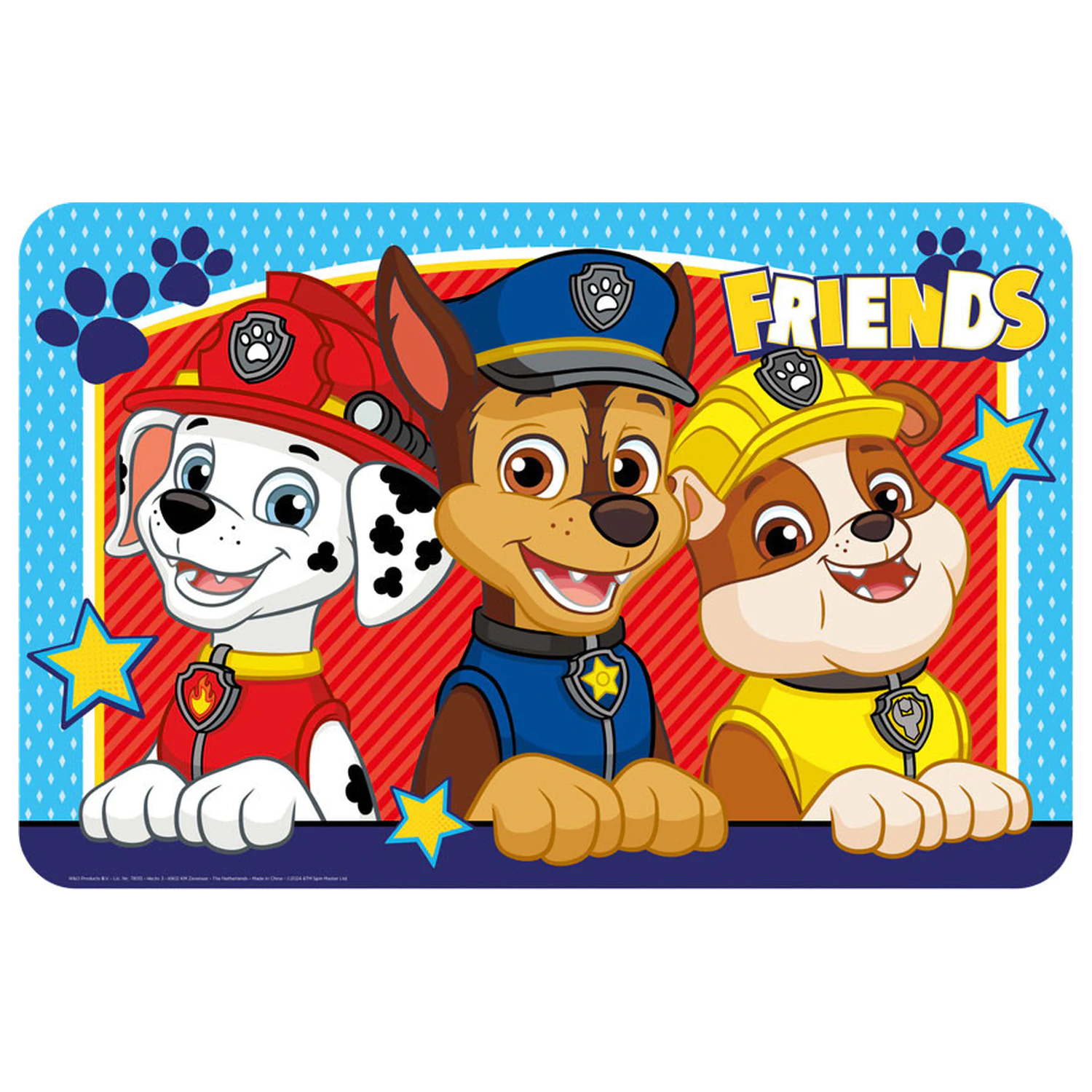 Paw Patrol Friends Platzset 43x28 cm Produktfoto