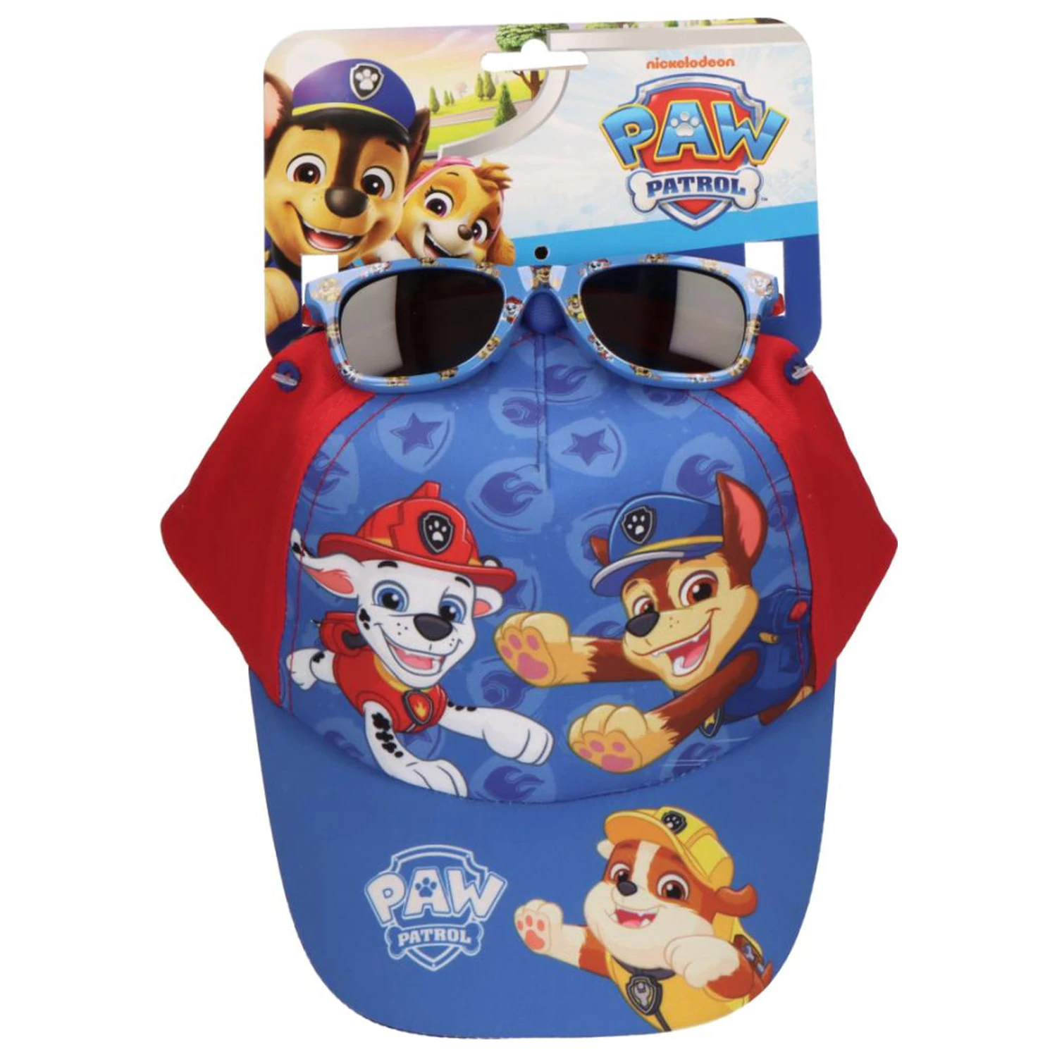 Paw Patrol Lustige Jungen Sonnenbrille und Baseballkappe Set Produktfoto