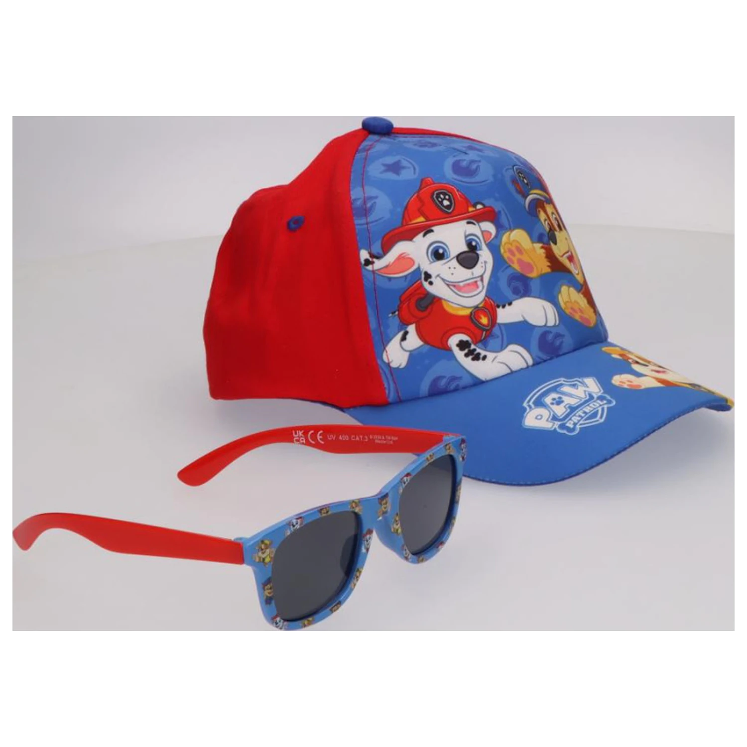 Paw Patrol Lustige Jungen Sonnenbrille und Baseballkappe Set Produktfoto