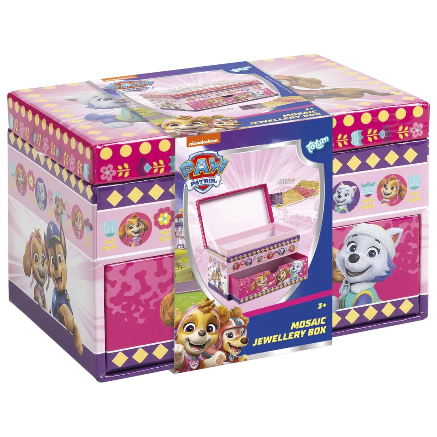 Paw Patrol Mädchen Mosaik Schmuckschatulle Produktfoto