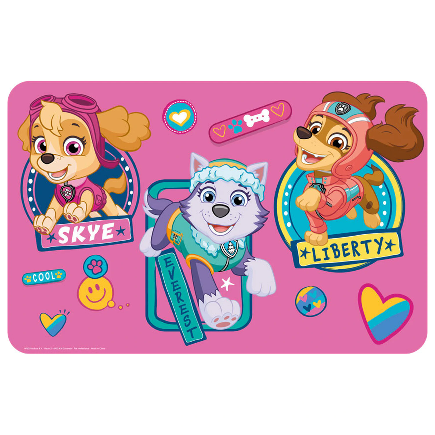 PAW Patrol Mädchen Platzset 43x28 cm Produktfoto