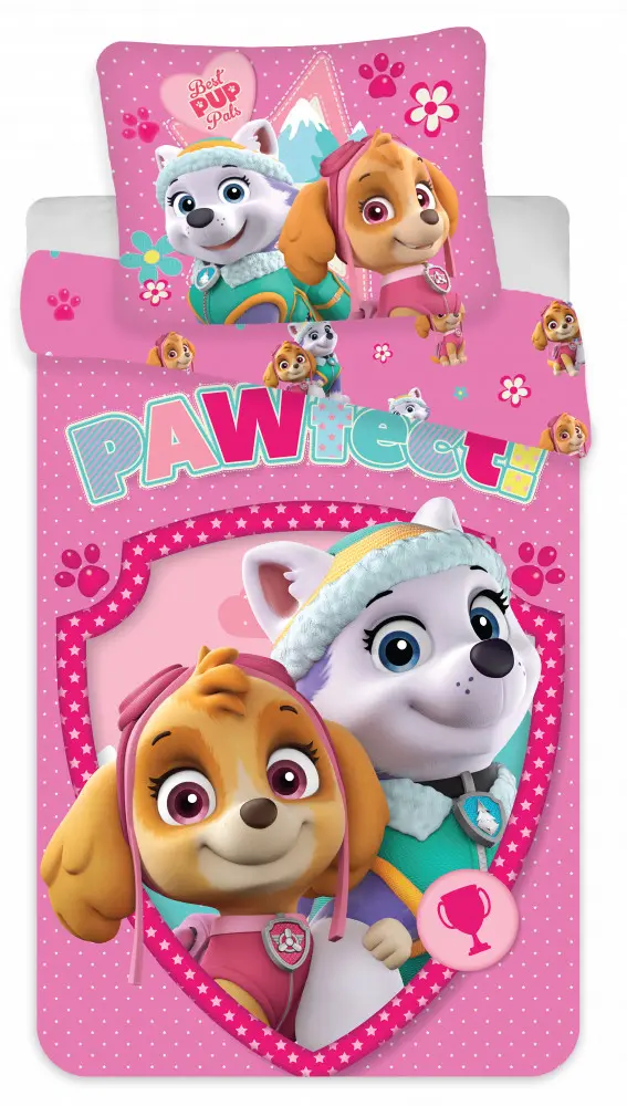 PAW Patrol Kinder Bettbezug-Set 100x135cm, 40x60 cm Produktfoto