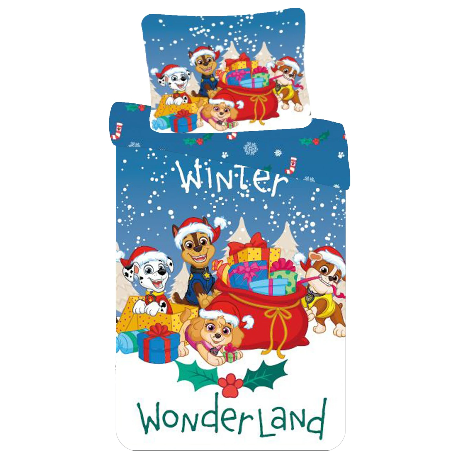 Paw Patrol Holiday Christmas Bettbezug Produktfoto