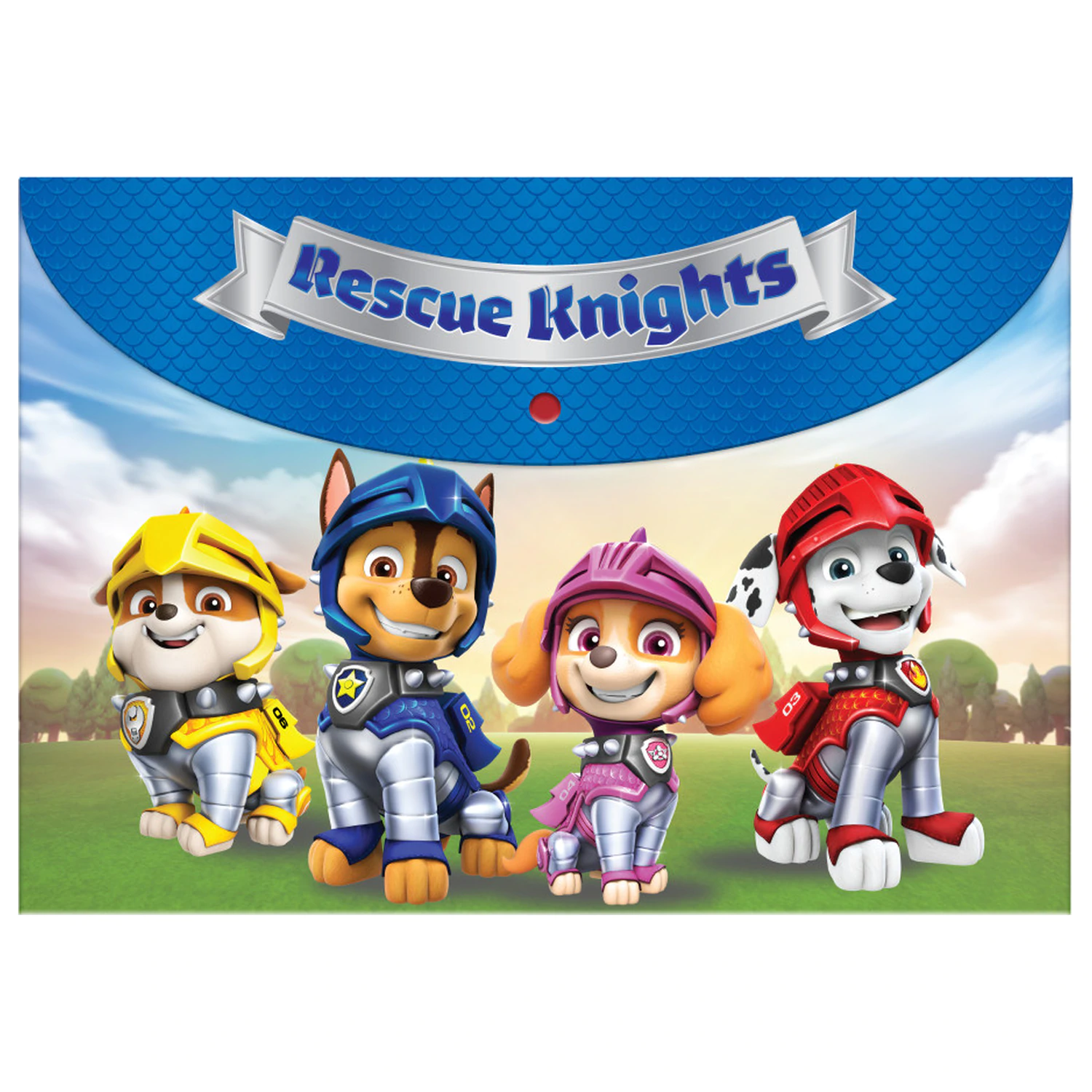 Paw Patrol Knights A/4 Dokumentenhalter-Beutel Produktfoto