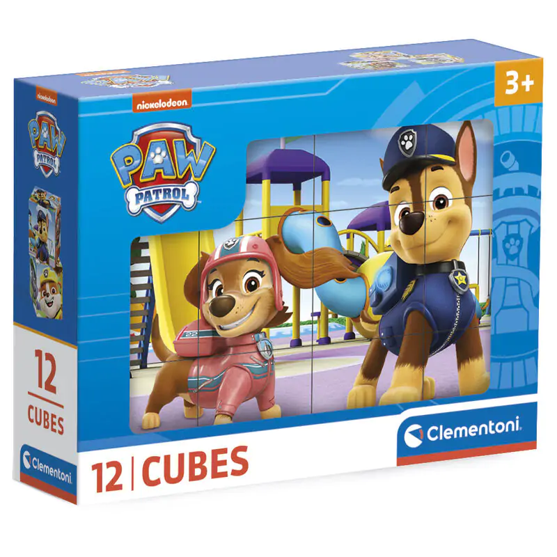 Paw Patrol Würfelpuzzle 12St termékfotó