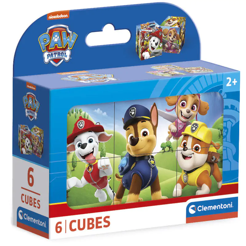 Paw Patrol Würfelpuzzle 6St Produktfoto