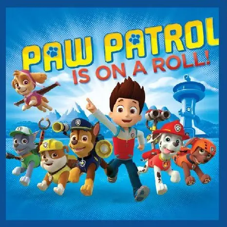 Paw Patrol Magisches Handtuch Gesichtshandtuch, Handtuch 30x30cm Produktfoto