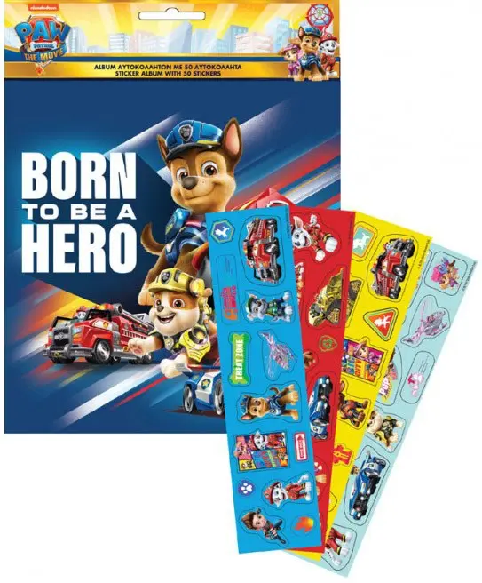 PAW Patrol Sticker-Album mit 50 Stickern Produktfoto