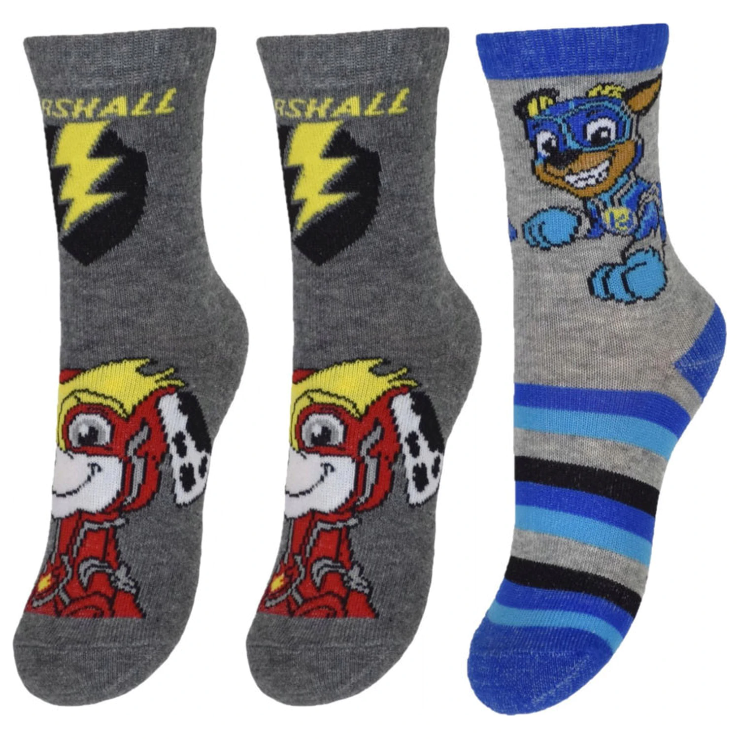 Paw Patrol Mighty Grey Kinder Socken 31/34 Produktfoto