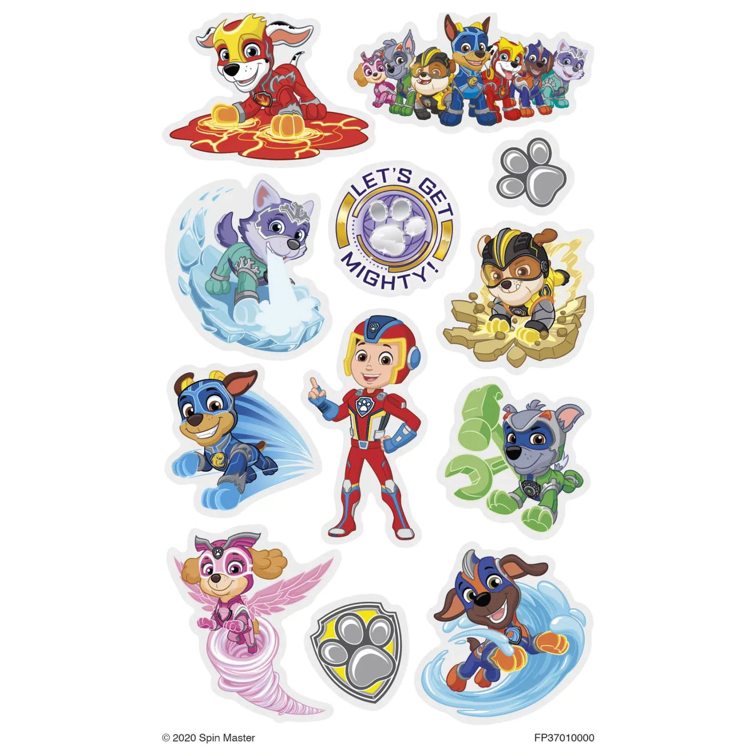 PAW Patrol Mighty Tattoo 12er-Pack Produktfoto